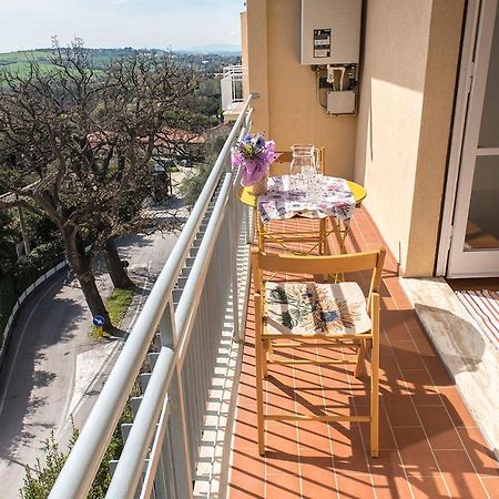 S300 - Sirolo, Trilocale Vicino Al Centro Con Vista Mare Apartment Екстериор снимка